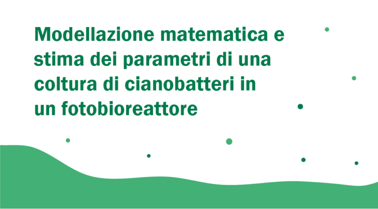 Modellazione matematica e stima dei parametri di una coltura di cianobatteri in un fotobioreattore